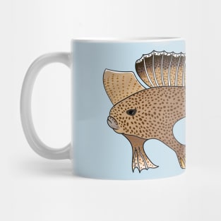 Handfish cartoon illustration Mug